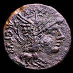 République romaine. L. Sentius C.f., 101 BC. fouree denarius, Postzegels en Munten, Munten | Europa | Niet-Euromunten