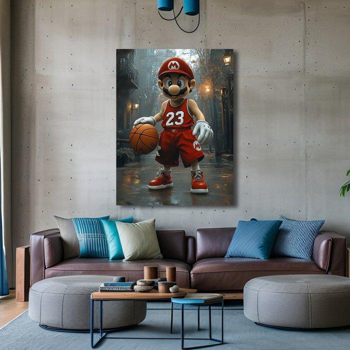 Canvas Fit - Alberto Ricardo - Slam Dunk Pixelado: Mario en, Games en Spelcomputers, Spelcomputers | Overige Accessoires