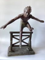 D.H.Chiparus - Statue, Hordeloper Olympische spelen 1924, Antiquités & Art