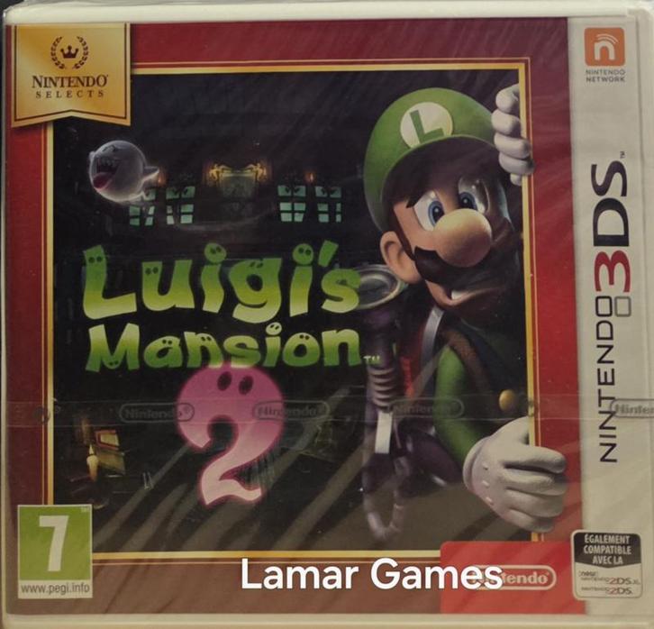 Luigis Mansion 2 Selects (Nintendo 3DS nieuw), Games en Spelcomputers, Games | Nintendo 2DS en 3DS, Ophalen of Verzenden