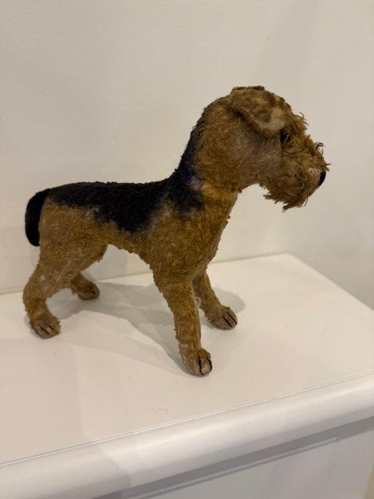 Steiff - Pluche dier Szeiff Airedale terrier (button in ear), Antiquités & Art, Antiquités | Jouets