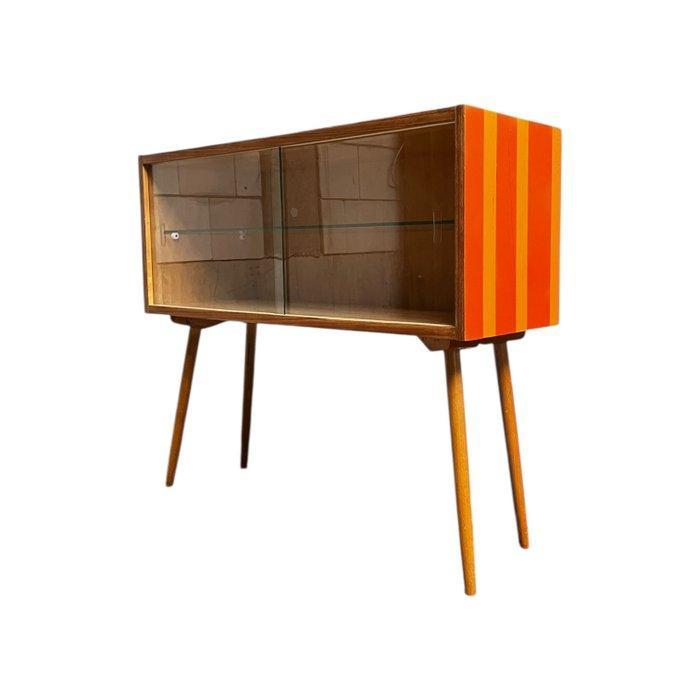 Vitrinekast - Glas, Hout, Antiek en Kunst, Kunst | Designobjecten
