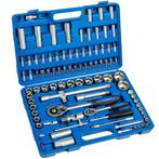 tectake Dopsleutelset 94-delig - zwart, Doe-het-zelf en Bouw, Gereedschap | Handgereedschap, Verzenden, Nieuw