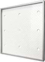 Design ventilatierooster vierkant (afvoer & toevoer) Ø100mm, Doe-het-zelf en Bouw, Verzenden, Nieuw