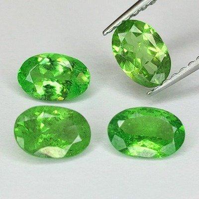 4 pcs  Tsavorite - 1.95 ct, Bijoux, Sacs & Beauté, Pierres précieuses