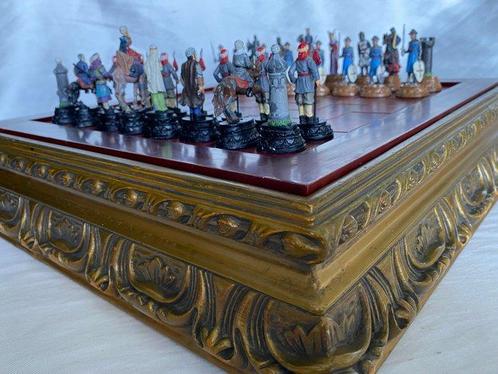 Schaakspel - Vintage spel met christelijke en Arabische, Antiek en Kunst, Curiosa en Brocante