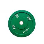 Compacte rubberen halterschijf 10 kg - ideaal voor thuisgym, Sport en Fitness, Fitnessmaterialen, Ophalen of Verzenden, Nieuw