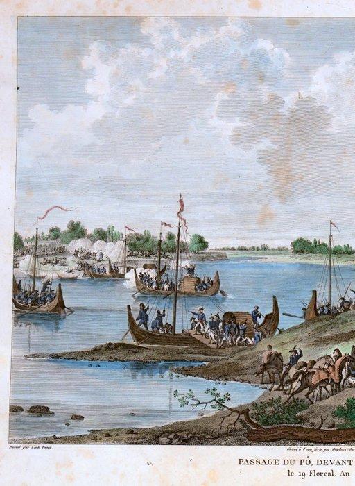 Italië - Emilia Romagna, Piacenza (Napoleon); Vernet /, Boeken, Atlassen en Landkaarten