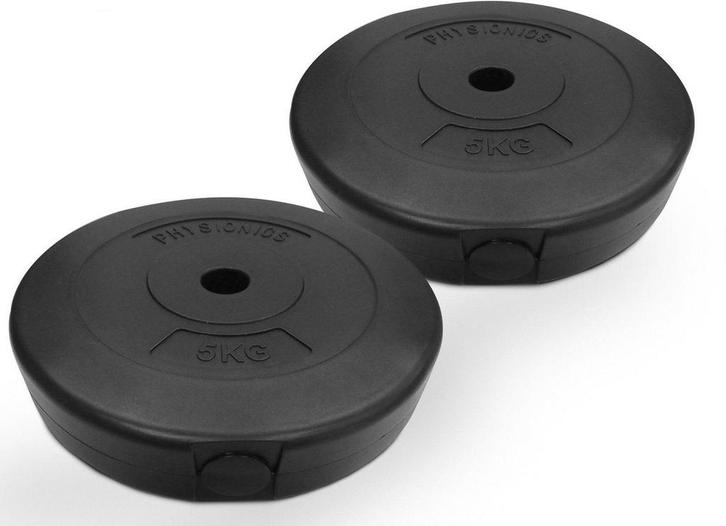 Halterschijven - Halter gewichten - 30 mm - 2x5 kg - Physion, Huis en Inrichting, Overige Huis en Inrichting, Verzenden