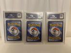 Pokémon - 3 Graded card - Mew, Pikachu, Dracaufeu Left:, Nieuw