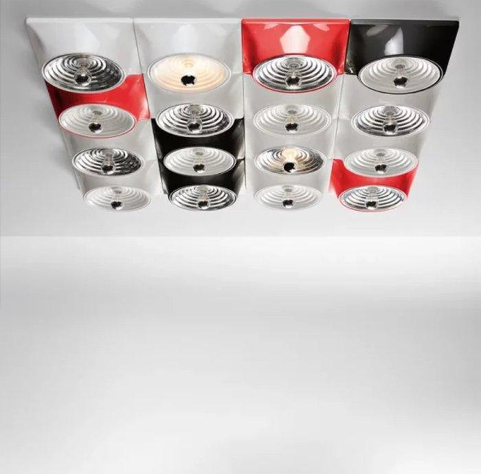 Stilnovo - studio Nizzoli - Wandlamp - Goleta wit/aluminium, Antiek en Kunst, Antiek | Verlichting