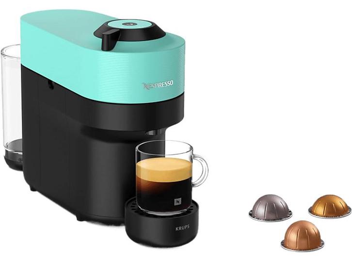 Krups -  Nespresso Vertuo Pop (xn920410) - Groen, Elektronische apparatuur, Koffiezetapparaten, Koffiepads en cups, Nieuw, Afneembaar waterreservoir