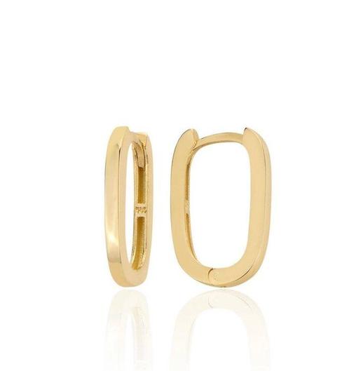 Zonder Minimumprijs - Oorbellen - 14 karaat Geel goud -, Handtassen en Accessoires, Oorbellen