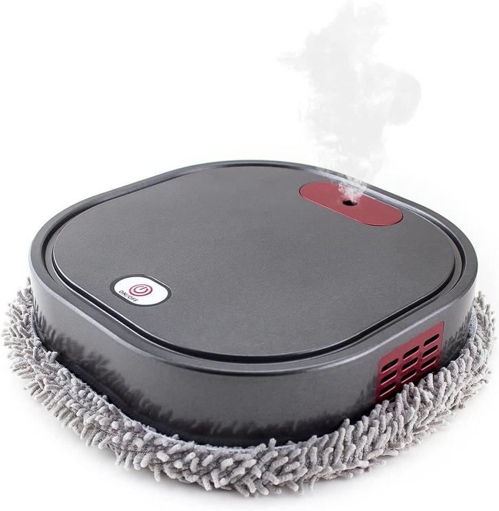 Robot Dweil - Robot met dweilfunctie - Zwart - 1500 Mah, Huis en Inrichting, Woonaccessoires | Overige, Nieuw, Verzenden