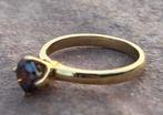 Ring - 14 karaat Geel goud - 1.03ct. tw. Diamant, Handtassen en Accessoires, Ringen, Nieuw