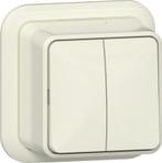Gira Serie Opbouw Schakelaar 10A 250V Wit - 310510, Doe-het-zelf en Bouw, Elektriciteit en Kabels, Verzenden, Nieuw