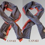 Canali - CANALI REVERSIBLE WOVEN SPOTTED WOOL SCARF LUX -