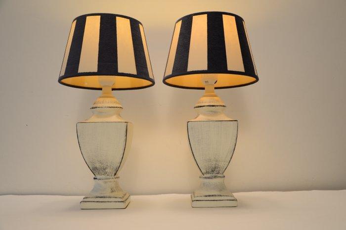 Van de Heg - Lampe de table (2) - Paire de lampes de chevet, Antiek en Kunst, Curiosa en Brocante