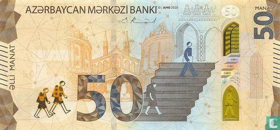 Azerbeidzjan 50 Manat  - 2020, Postzegels en Munten, Bankbiljetten | Azië, Los biljet, Verzenden