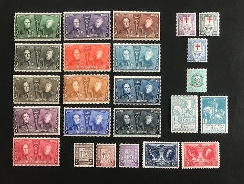 Belgique 1925/1926 - OBP221-244 - 75e Verjaardag Belgische, Postzegels en Munten, Postzegels | Europa | België
