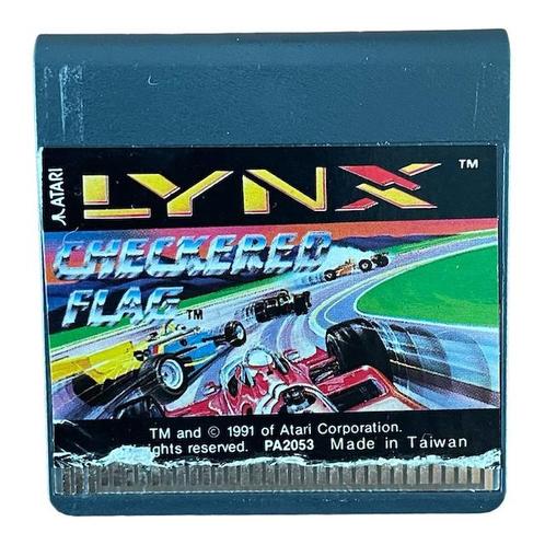 Checkered Flag (Losse Cassette) (Atari Lynx) (TWEEDEHANDS), Games en Spelcomputers, Spelcomputers | Atari, Verzenden