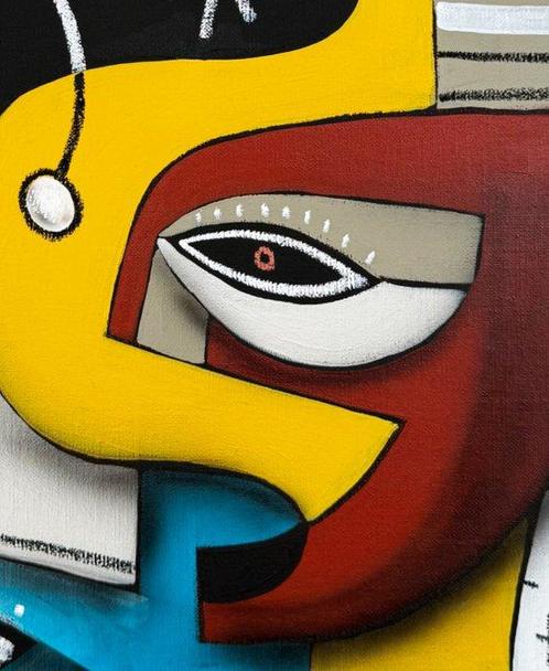 SKEPA - Le papillon et la baleine, Antiek en Kunst, Kunst | Schilderijen | Modern