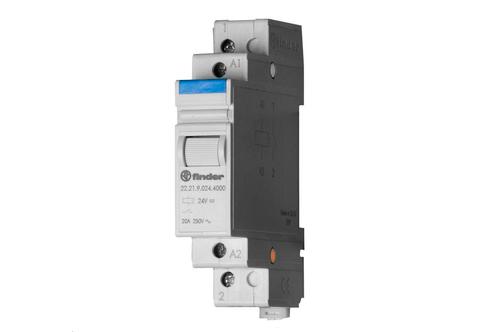 Finder 20 Relais bistable - 20.21.9.024.4000, Doe-het-zelf en Bouw, Elektriciteit en Kabels, Verzenden