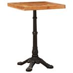 vidaXL Bistrotafel Bruin 50 x 50 x 76 cm Massief acaciahout, Huis en Inrichting, Verzenden, Nieuw