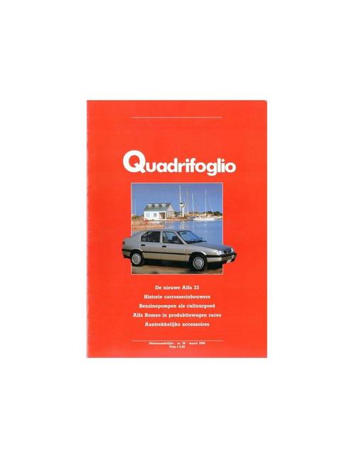 1990 ALFA ROMEO QUADRIFOGLIO MAGAZINE 29 NEDERLANDS, Boeken, Auto's | Folders en Tijdschriften, Ophalen of Verzenden