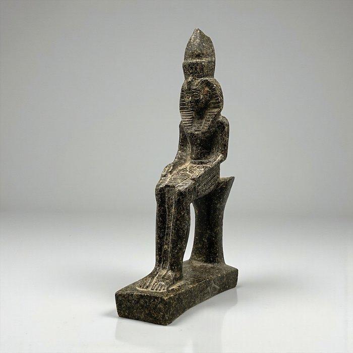 Replica van het oude Egypte Standbeeld van de op de troon, Antiek en Kunst, Antiek | Overige Antiek