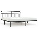 Metaal Bedframe 200x200 Zwart | Retour Deal 55% Korting!, Huis en Inrichting, Verzenden, Zwart, Nieuw, 200 cm