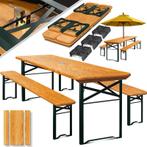 Biertafel / picknicktafel - tuintafel met banken - 170 x 46, Verzenden, Nieuw
