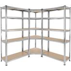 tectake Werkplaatsrek Gustav, 3-delig, 15 planken, 2625 kg -, Huis en Inrichting, Verzenden, Nieuw