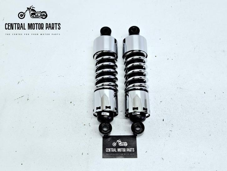 11 inch Chromen Progressive Schokbrekers Dyna 1991-2017, Motoren, Onderdelen | Harley-Davidson, Gebruikt, Verzenden