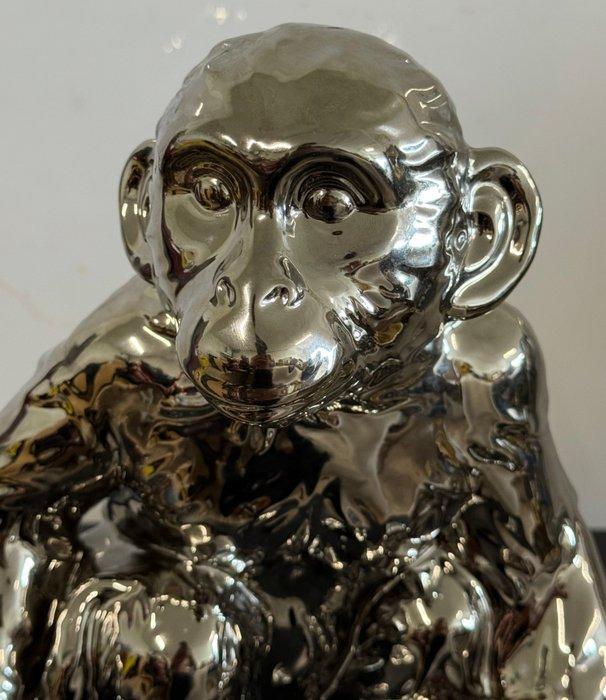 Daluxe Art - 1999 • Chrome Monkey, Antiek en Kunst, Kunst | Designobjecten