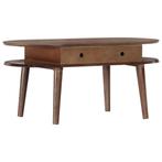 vidaXL Salontafel 100x50x46 cm massief acaciahout, Huis en Inrichting, Verzenden, Nieuw
