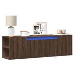 vidaXL Tv-wandmeubel met LED-verlichting 135x31x39,5 cm, Verzenden, Nieuw