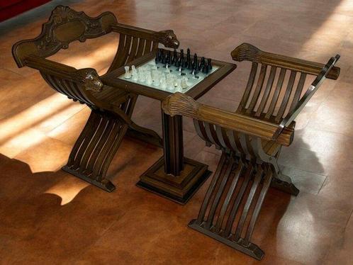 Savonarola - Dagobert - Table de jeux (3) - Design, Antiek en Kunst, Curiosa en Brocante