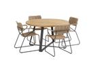 Taste by 4 Seasons Swing dining set naturel met Basso tafel