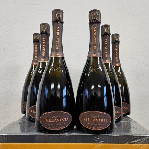 Bellavista, Assemblage 1 Alma - Franciacorta Extra Brut - 6, Verzamelen, Wijnen