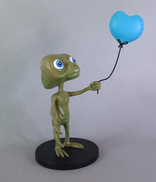 Truteau (1970) - Alien With Ballon (Blue), Antiek en Kunst, Kunst | Schilderijen | Modern