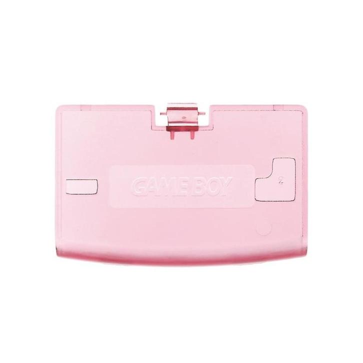 Game Boy Advance Batterijklepje Transparent Roze (Third P..., Games en Spelcomputers, Spelcomputers | Nintendo Game Boy, Zo goed als nieuw