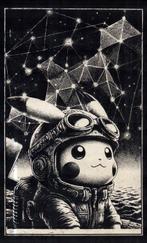 Æ (XX-XXI) - Pikachu — Lost Signal Mixed Media Triptych ·