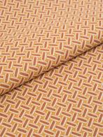 Élégance Géométrique - Tissu exclusif 100% Coton - Fabriqué