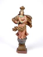 Sculpture, Virgin Mary - 32 cm - Tilleul, Antiek en Kunst, Kunst | Niet-Westerse kunst