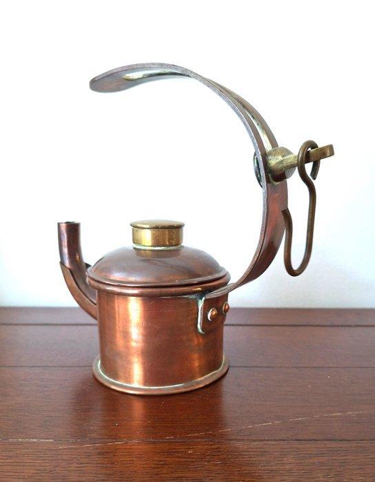 Olielamp - Koper - Zeldzame antieke lamp, Antiek en Kunst, Antiek | Overige Antiek