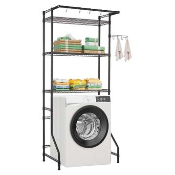TM Opbergrek boven wasmachine/droger, enkele rij, 3 lagen,, Verzenden