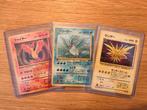 Pokémon - 3 Card - zapdos, moltres, articuno, Hobby en Vrije tijd, Verzamelkaartspellen | Pokémon, Nieuw