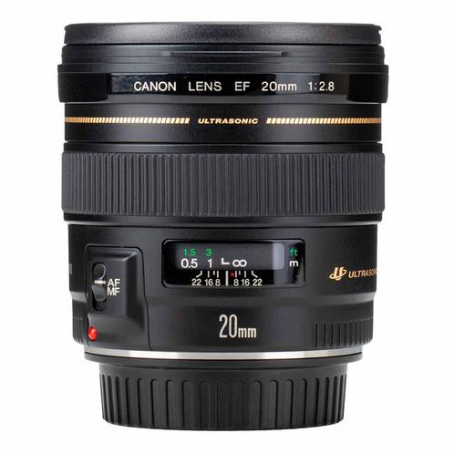 Canon EF 20mm F/2.8 USM met garantie, Audio, Tv en Foto, Foto | Lenzen en Objectieven, Verzenden