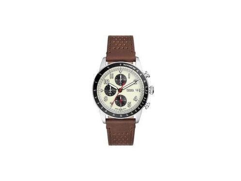 Veiling - Fossil FS6042 Horloge - Bruin, Handtassen en Accessoires, Horloges | Heren, Gebruikt